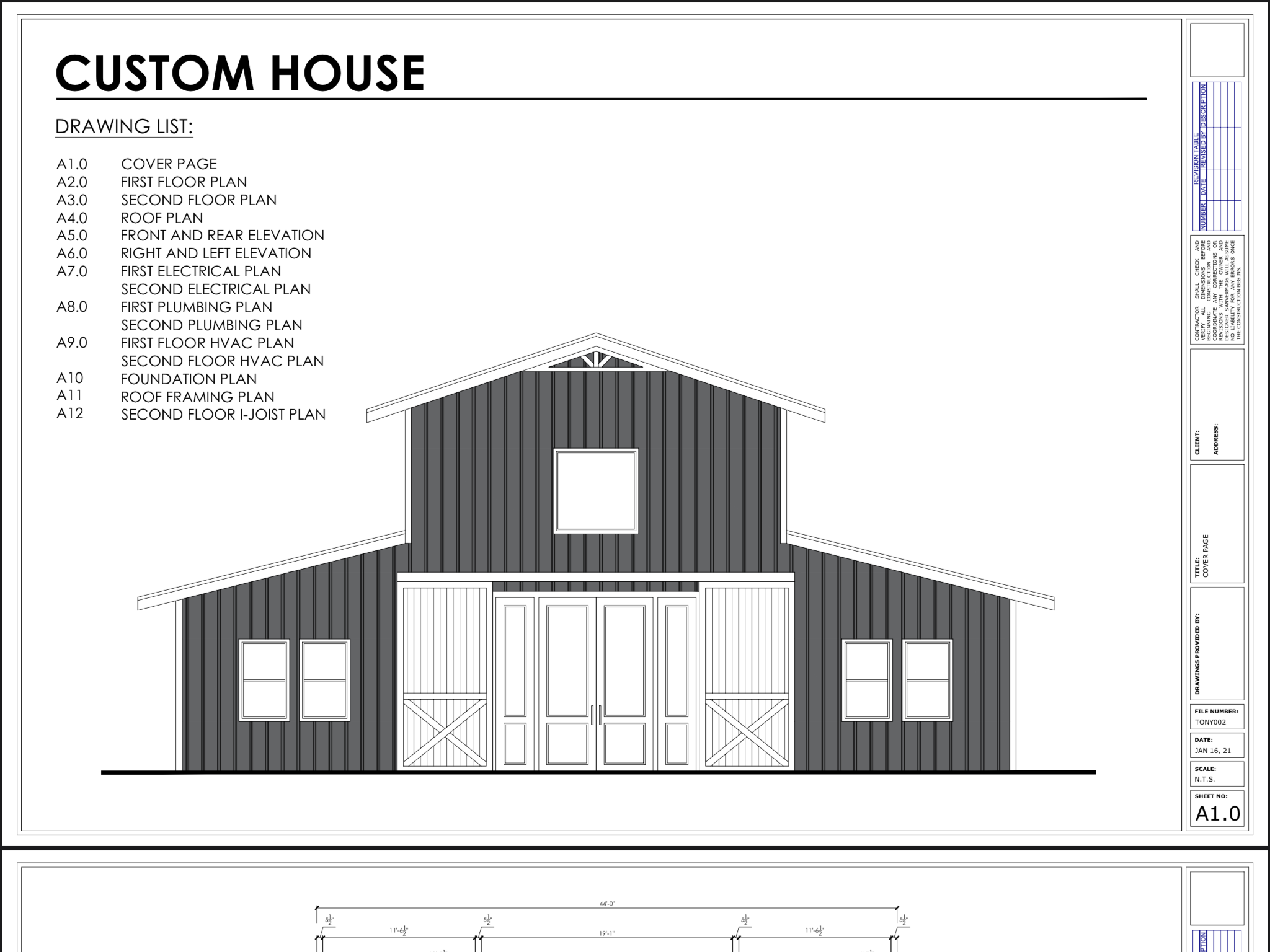 Monitor Barndominium House Plan All Inclusive CAD Package HICO Barndominium Designs